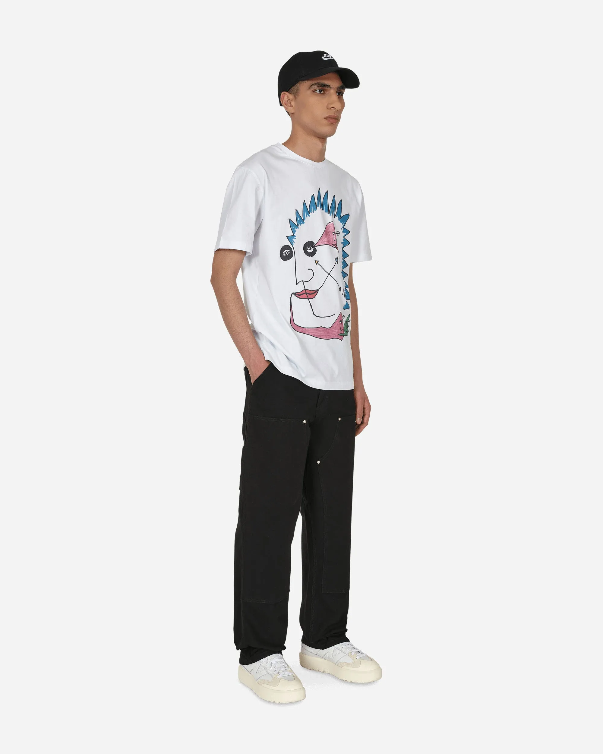 T-shirt Skeggy Sonic Blanc