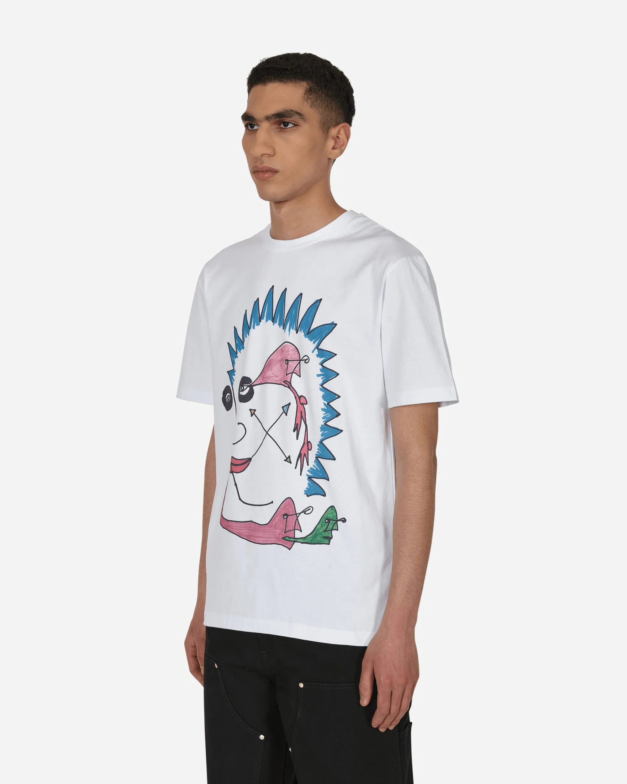 T-shirt Skeggy Sonic Blanc