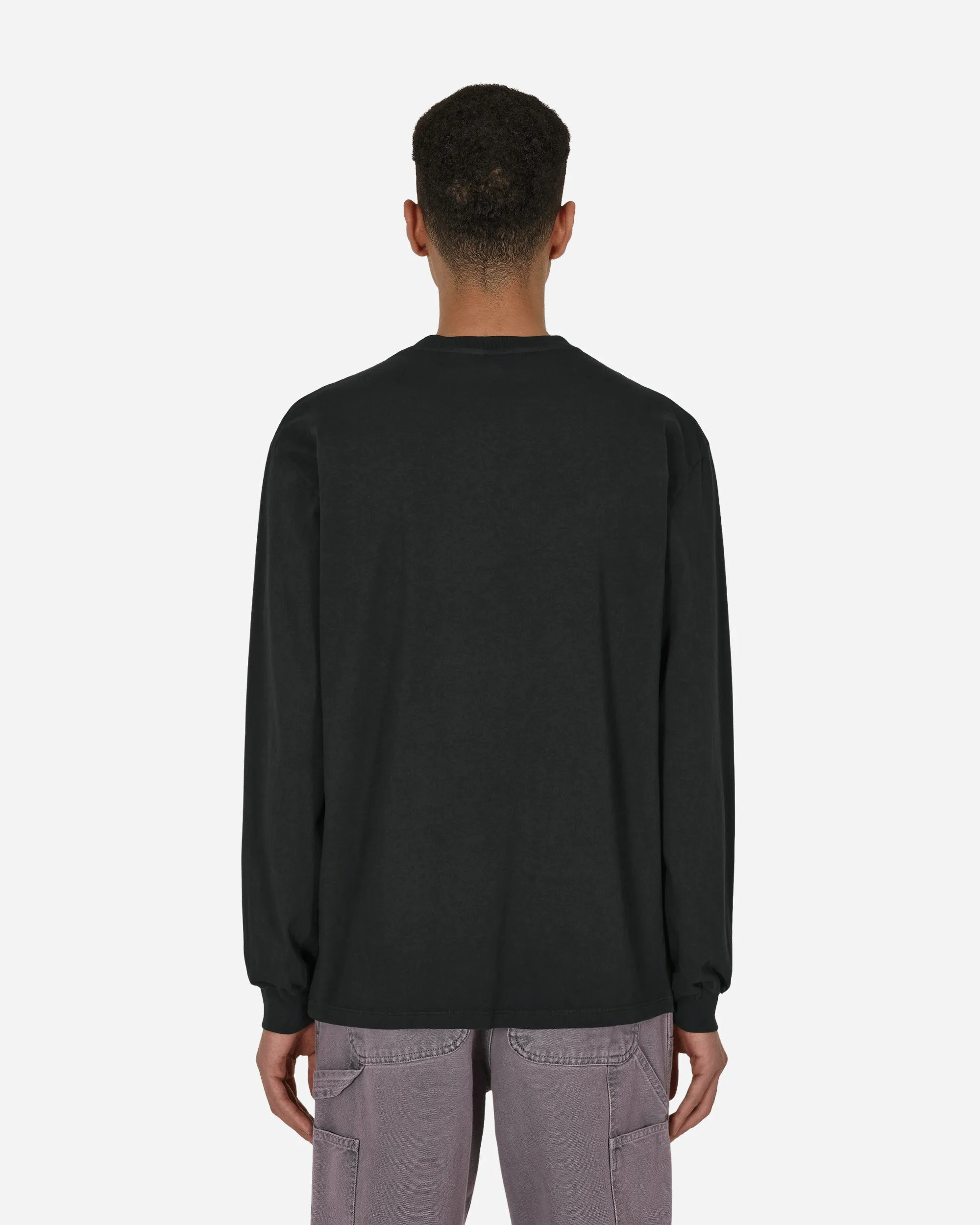 Slam Jam Colonne Exclusive Cercle T-Shirt Manches Longues Noir