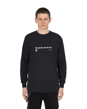 T-shirt manches longues Slam Jam Gremlin Tune Noir