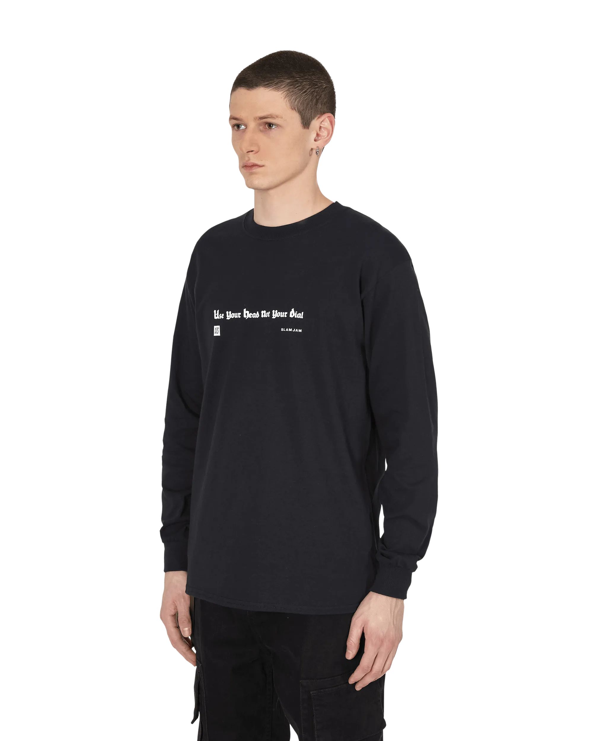 T-shirt manches longues Slam Jam Gremlin Tune Noir