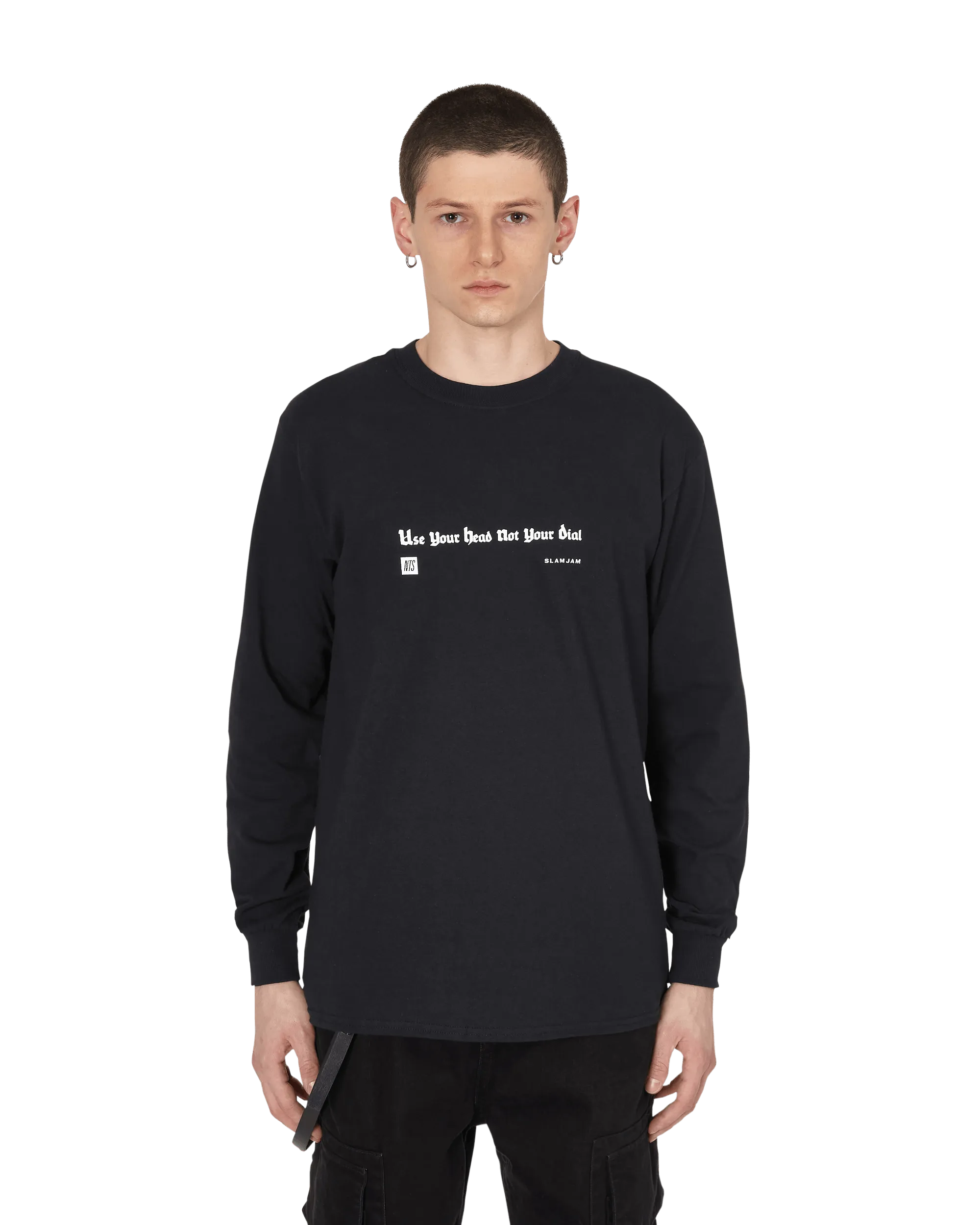 T-shirt manches longues Slam Jam Gremlin Tune Noir