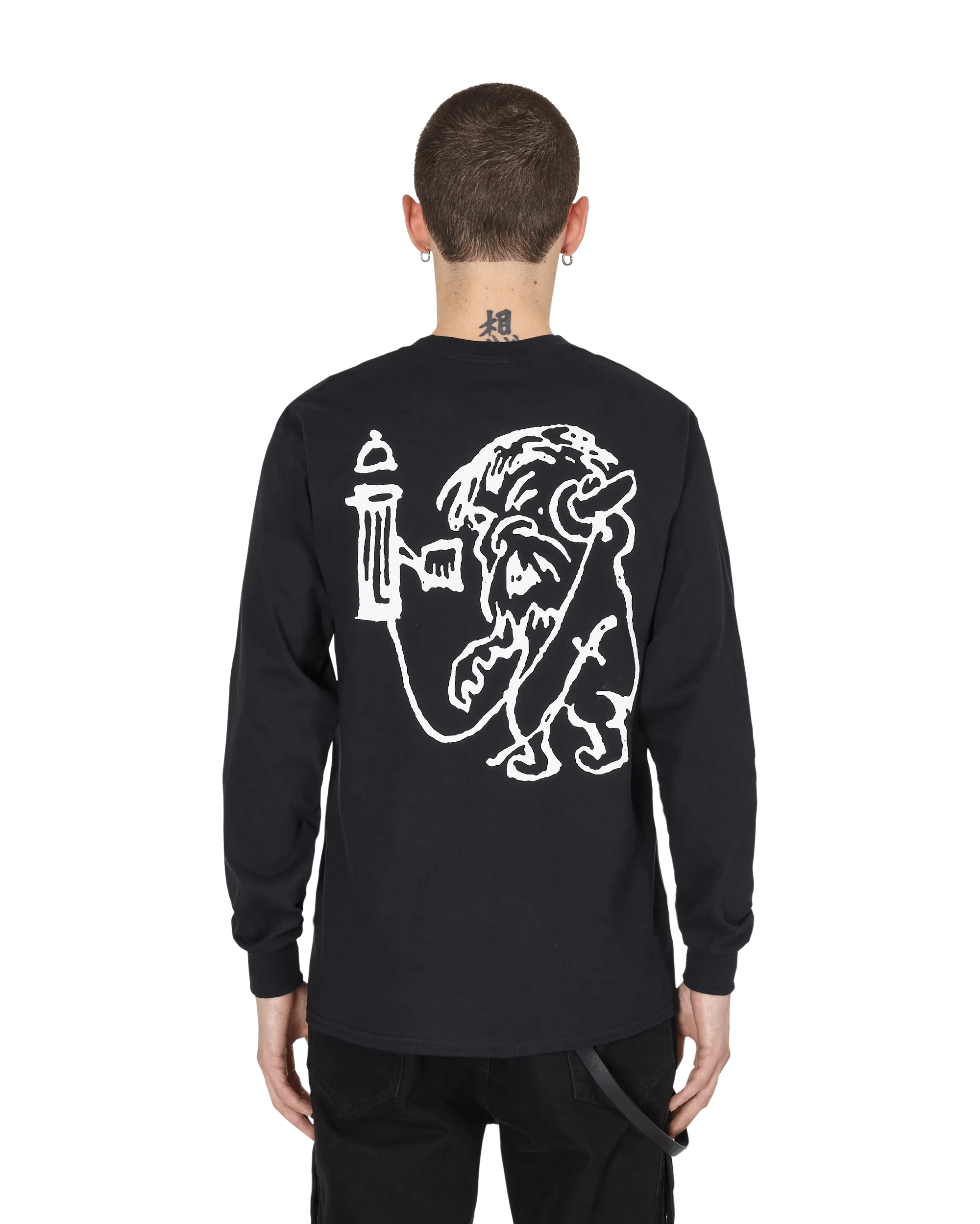 T-shirt manches longues Slam Jam Gremlin Tune Noir
