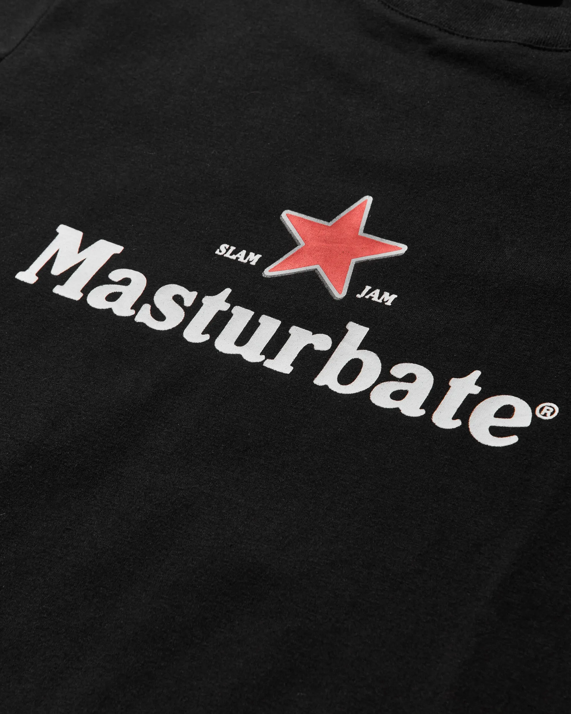 T-Shirt Slam Jam Masturbate Noir