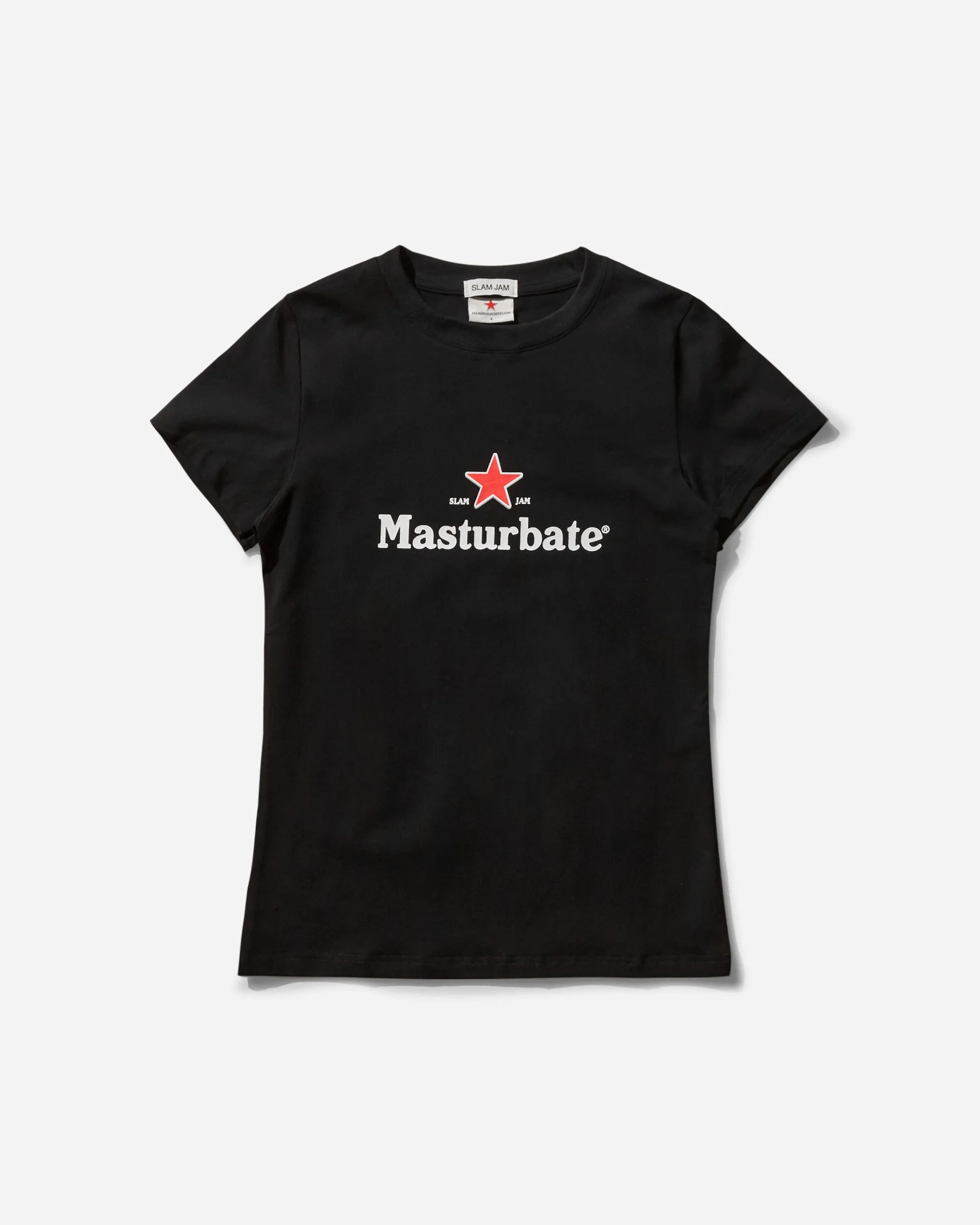 T-Shirt Slam Jam Masturbate Noir