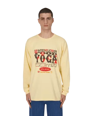 Slam Jam x SPACEDELICIOUS T-shirt manches longues Jaune