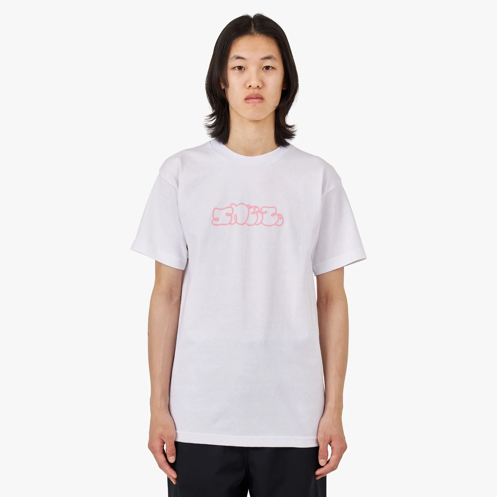 T-shirt avec logo SNEEZE / Blanc