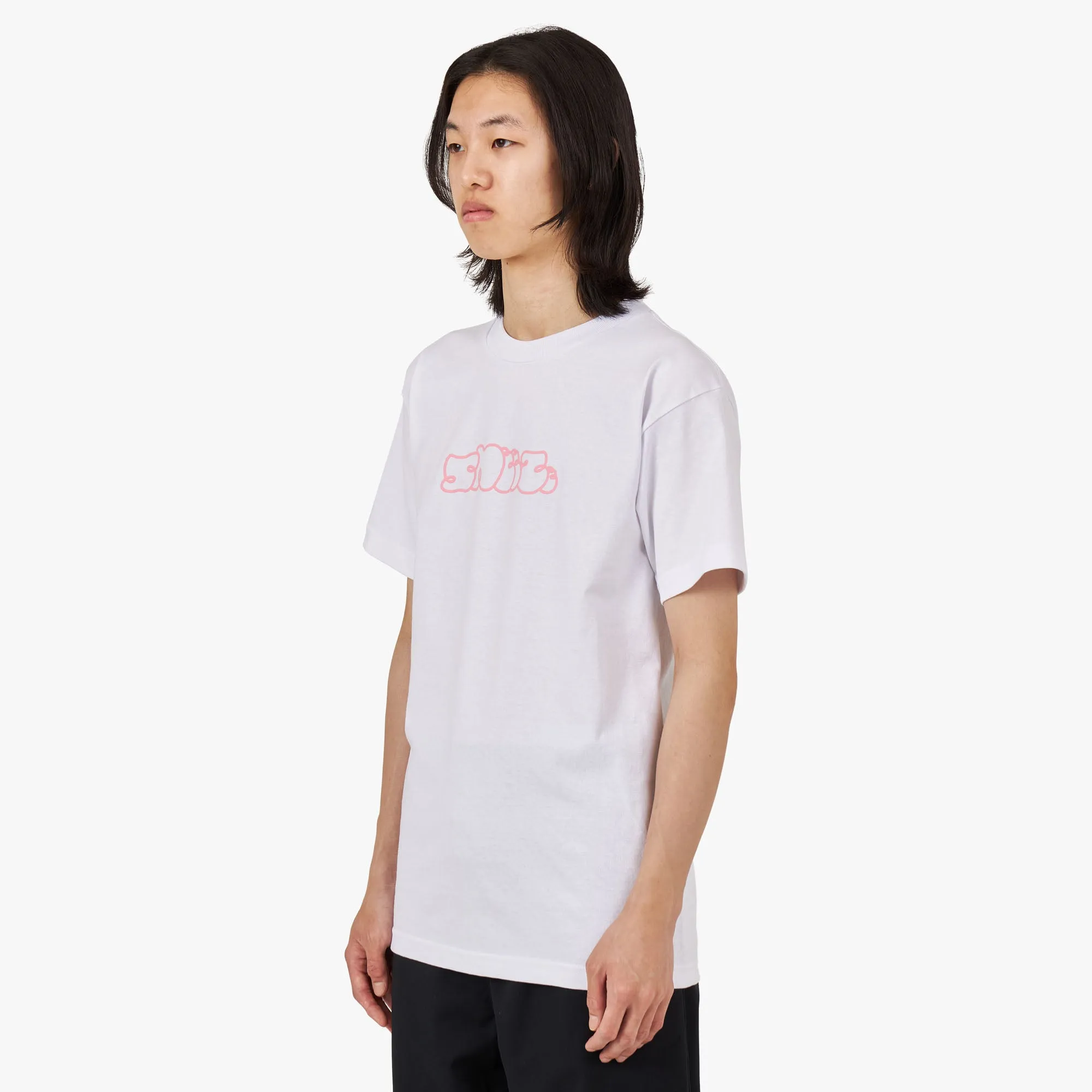 T-shirt avec logo SNEEZE / Blanc