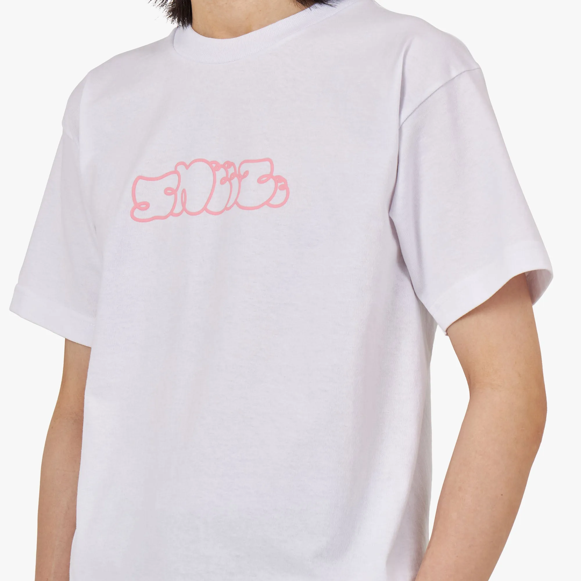 T-shirt avec logo SNEEZE / Blanc