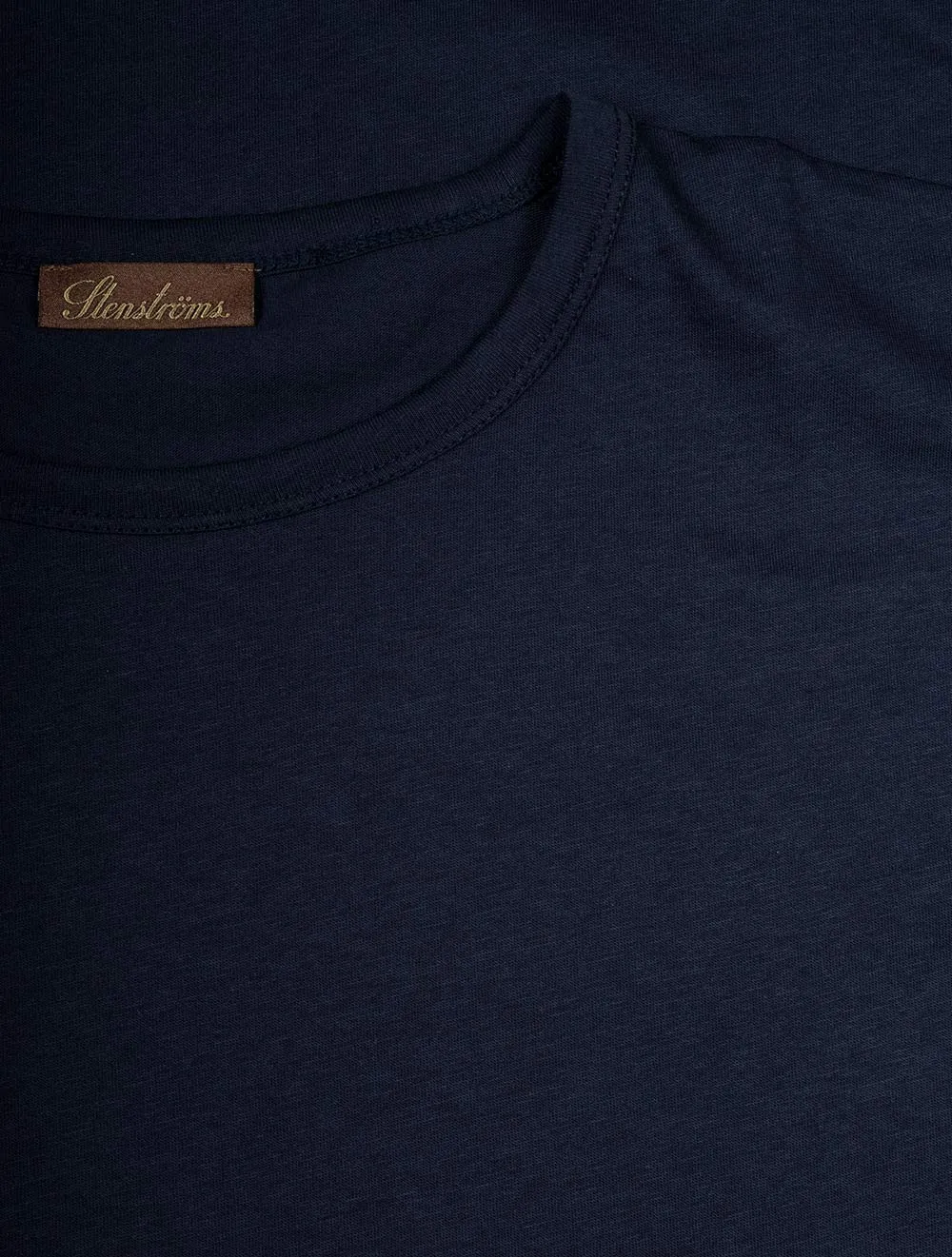 T-shirt en coton uni - Marine
