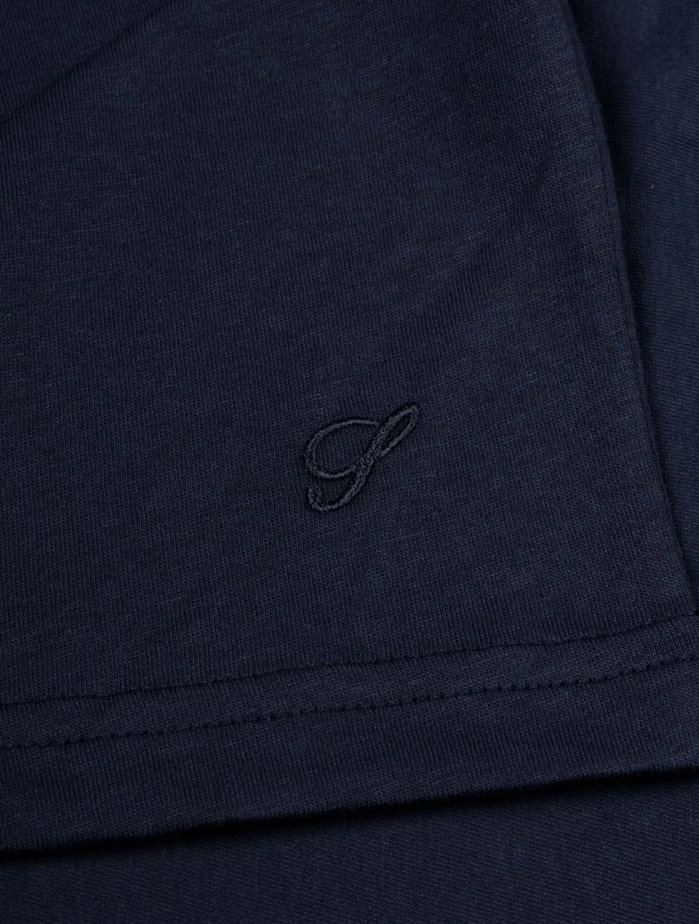 T-shirt en coton uni - Marine