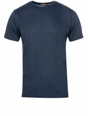 T-shirt en coton uni - Marine