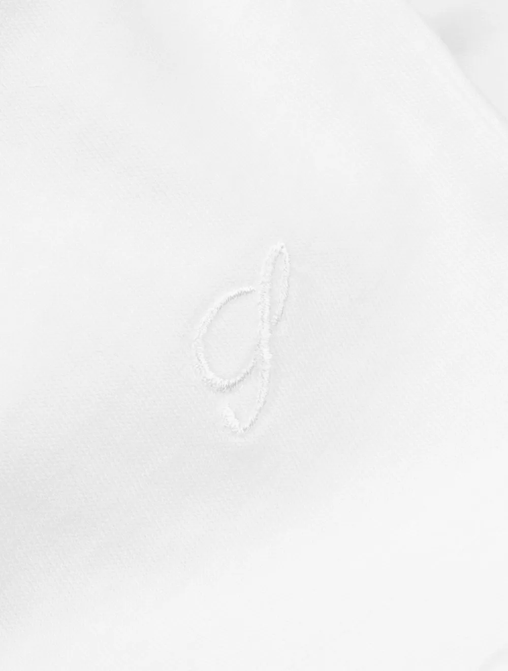 T-shirt en coton uni Blanc