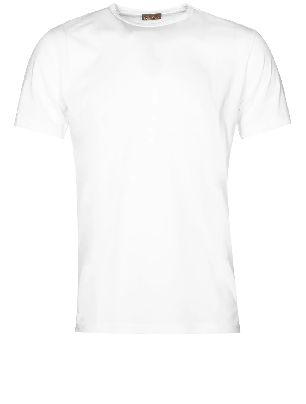 T-shirt en coton uni Blanc
