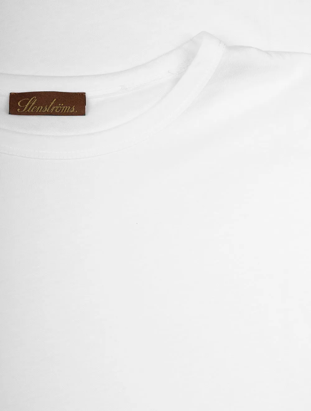 T-shirt en coton uni Blanc