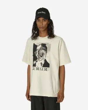 T-shirt à motif spiralé Ivoire