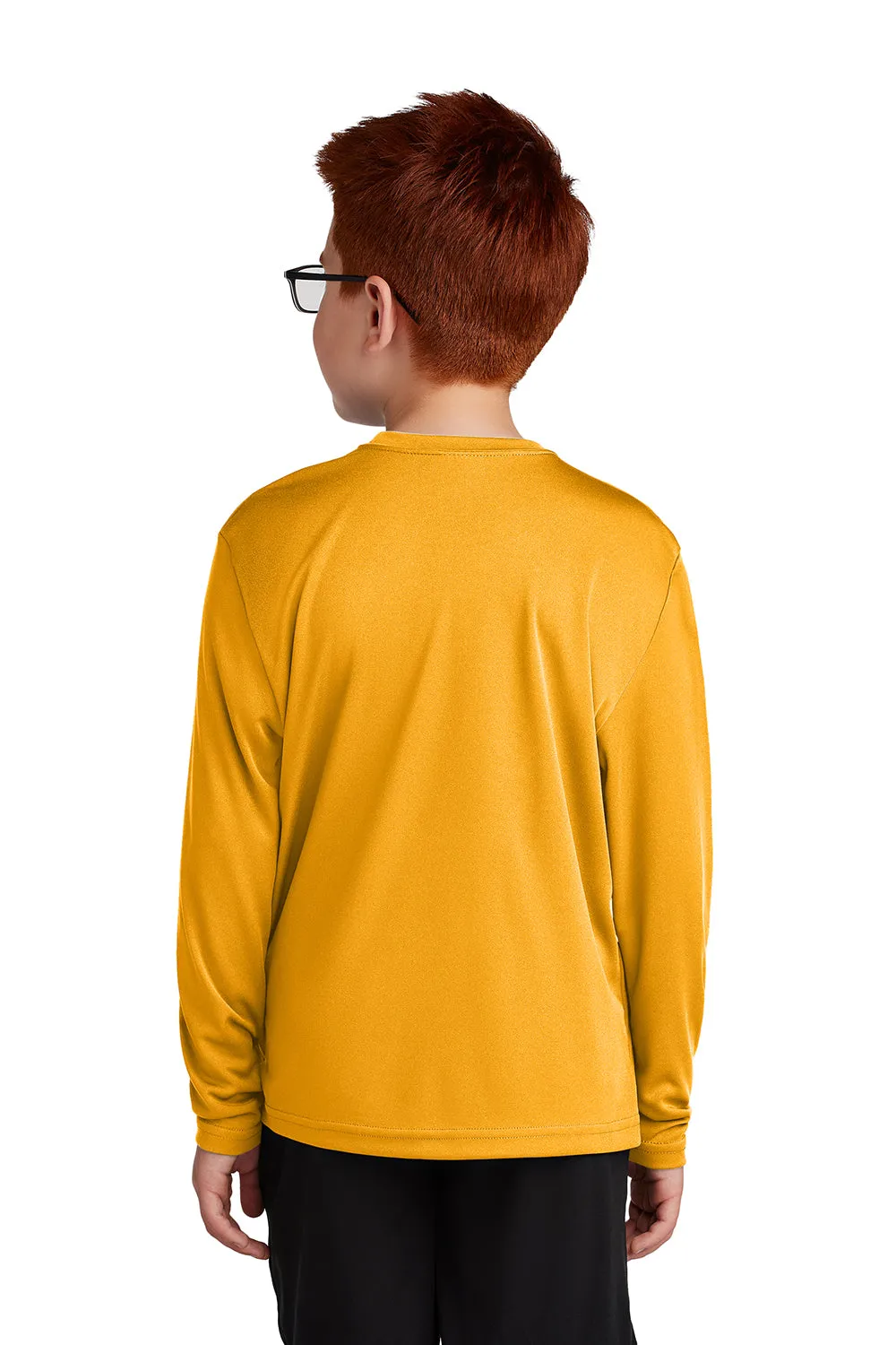 T-shirt à manches longues Sport-Tek Competitor pour jeunes avec technologie d'évacuation de l'humidité - Or