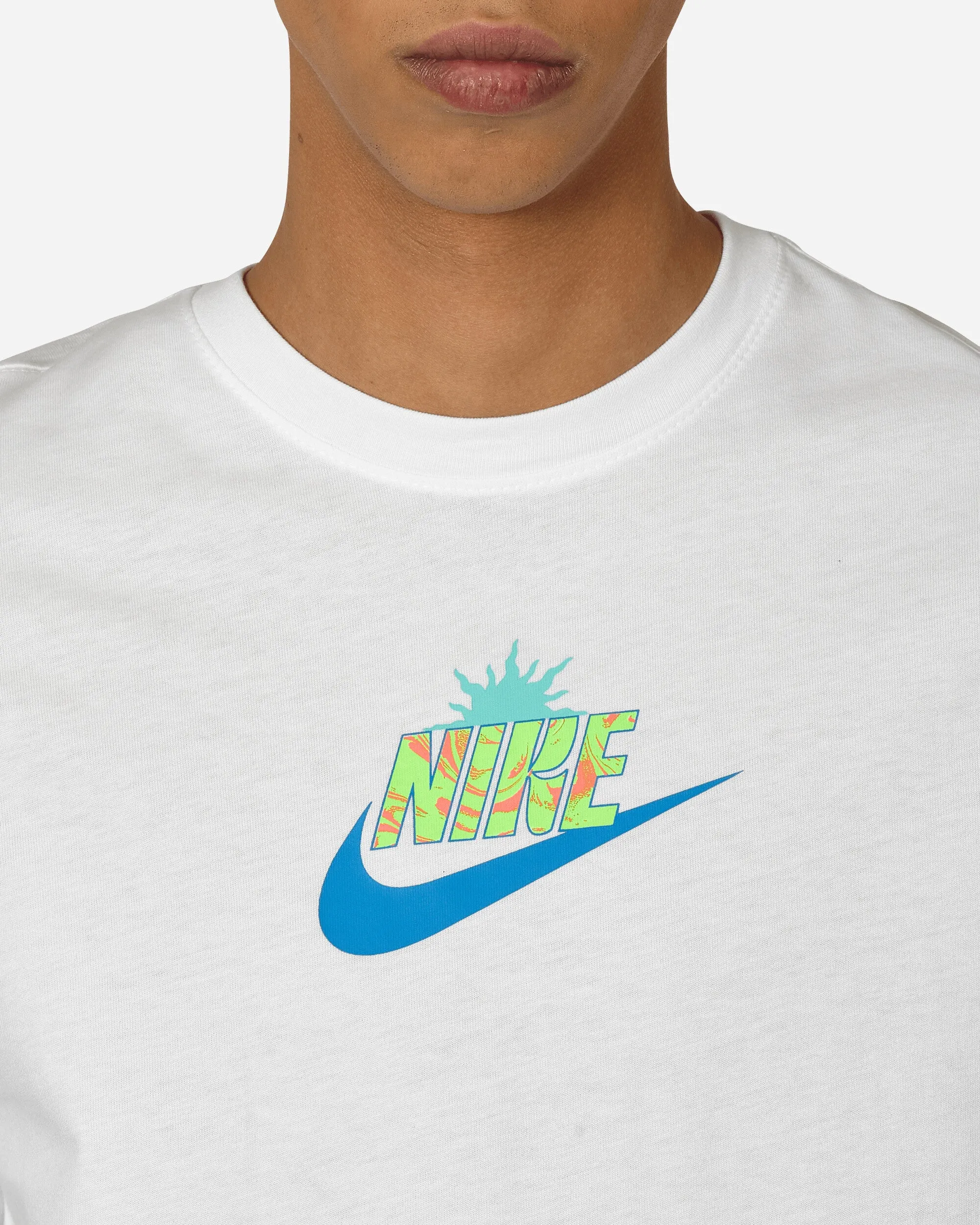 T-shirt Blanc Printemps Plage Soleil