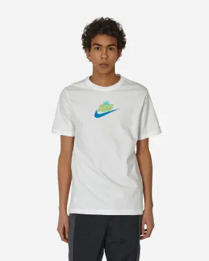 T-shirt Blanc Printemps Plage Soleil