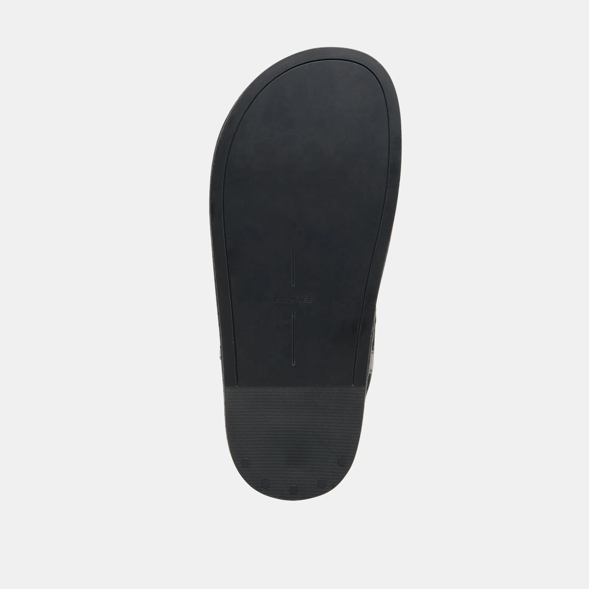SANDALES STEFAN EN CUIR NOIR