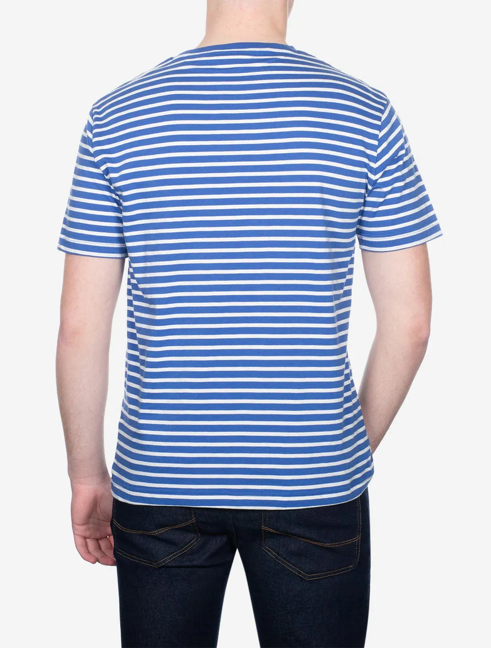 T-shirt rayé Bleu riche