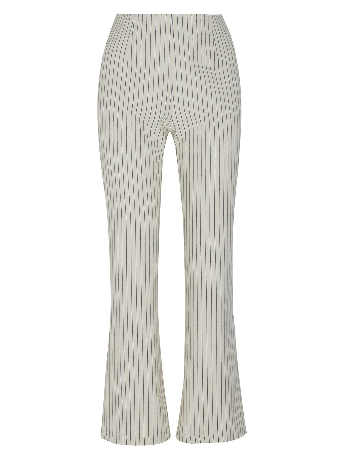 Pantalon large à rayures