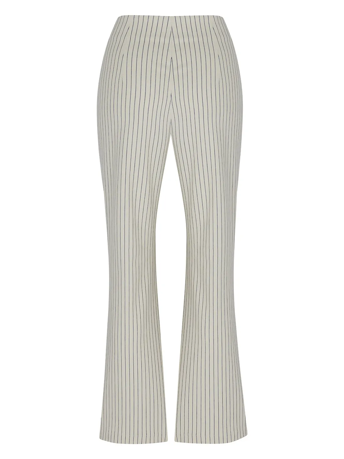 Pantalon large à rayures