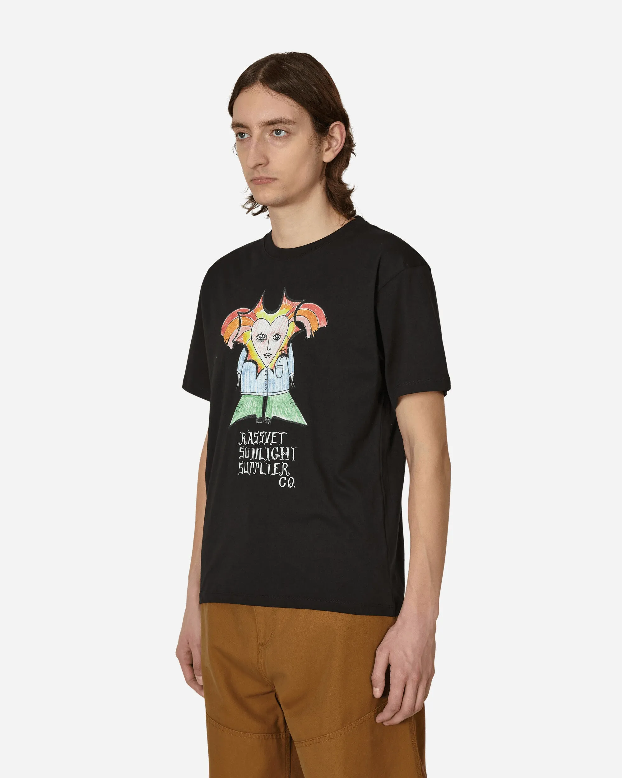 T-shirt Fournisseur de Soleil Noir