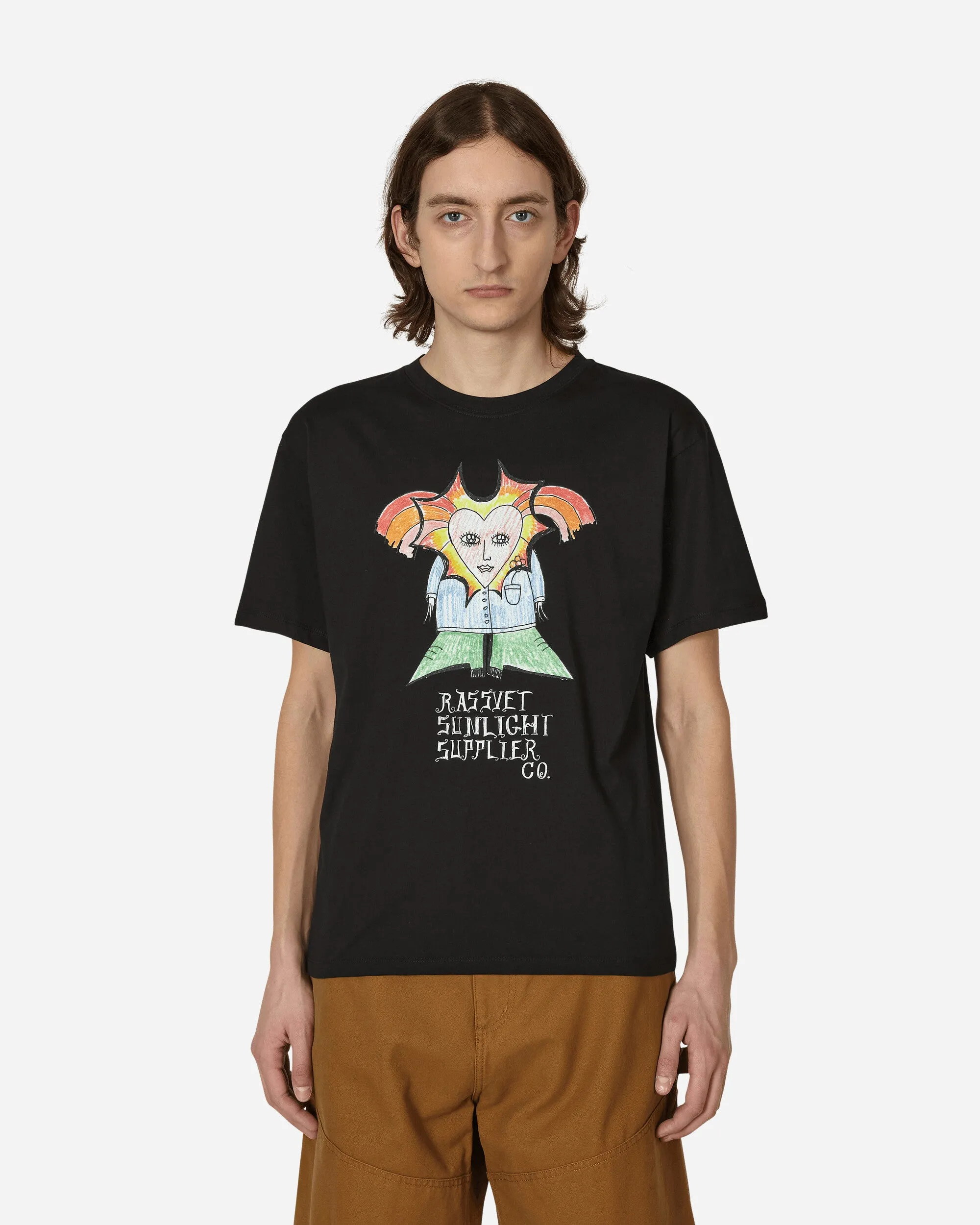 T-shirt Fournisseur de Soleil Noir