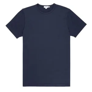 T-shirt classique Sunspel en marine