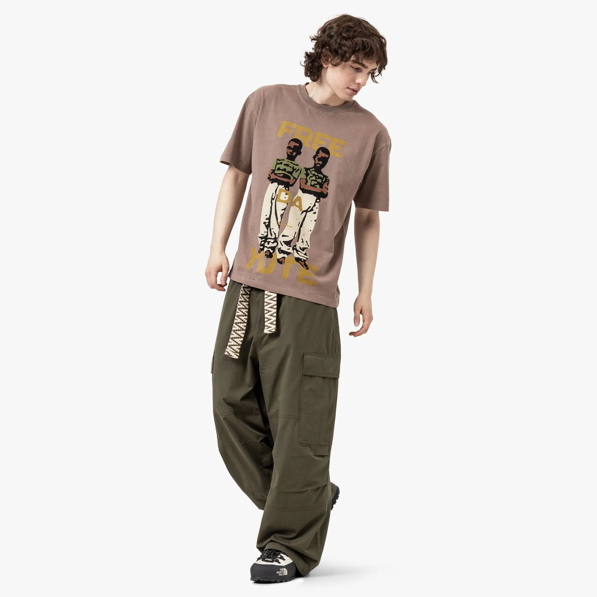T-Shirt Supervsn Free Da Yute / Bois d'aloès
