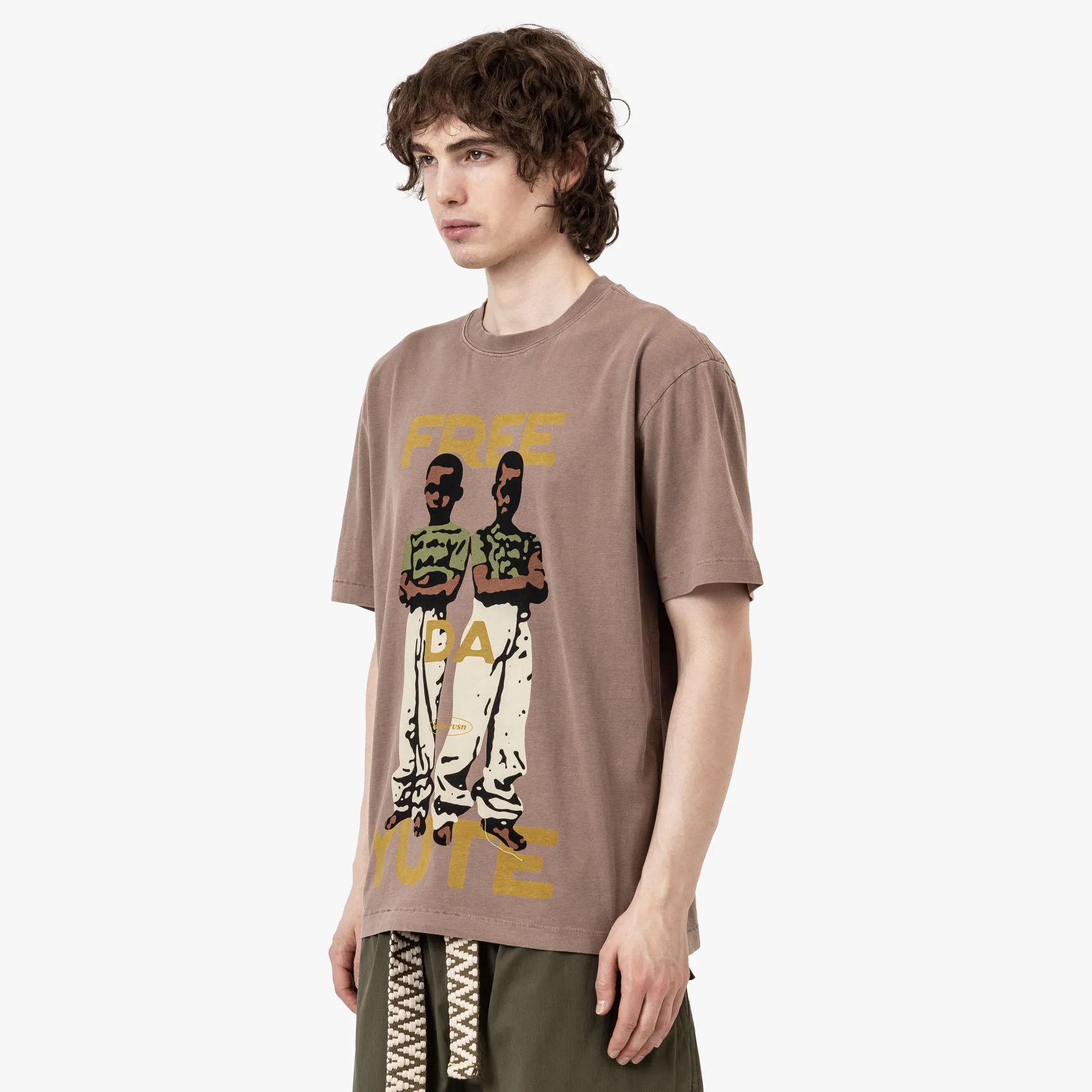 T-Shirt Supervsn Free Da Yute / Bois d'aloès