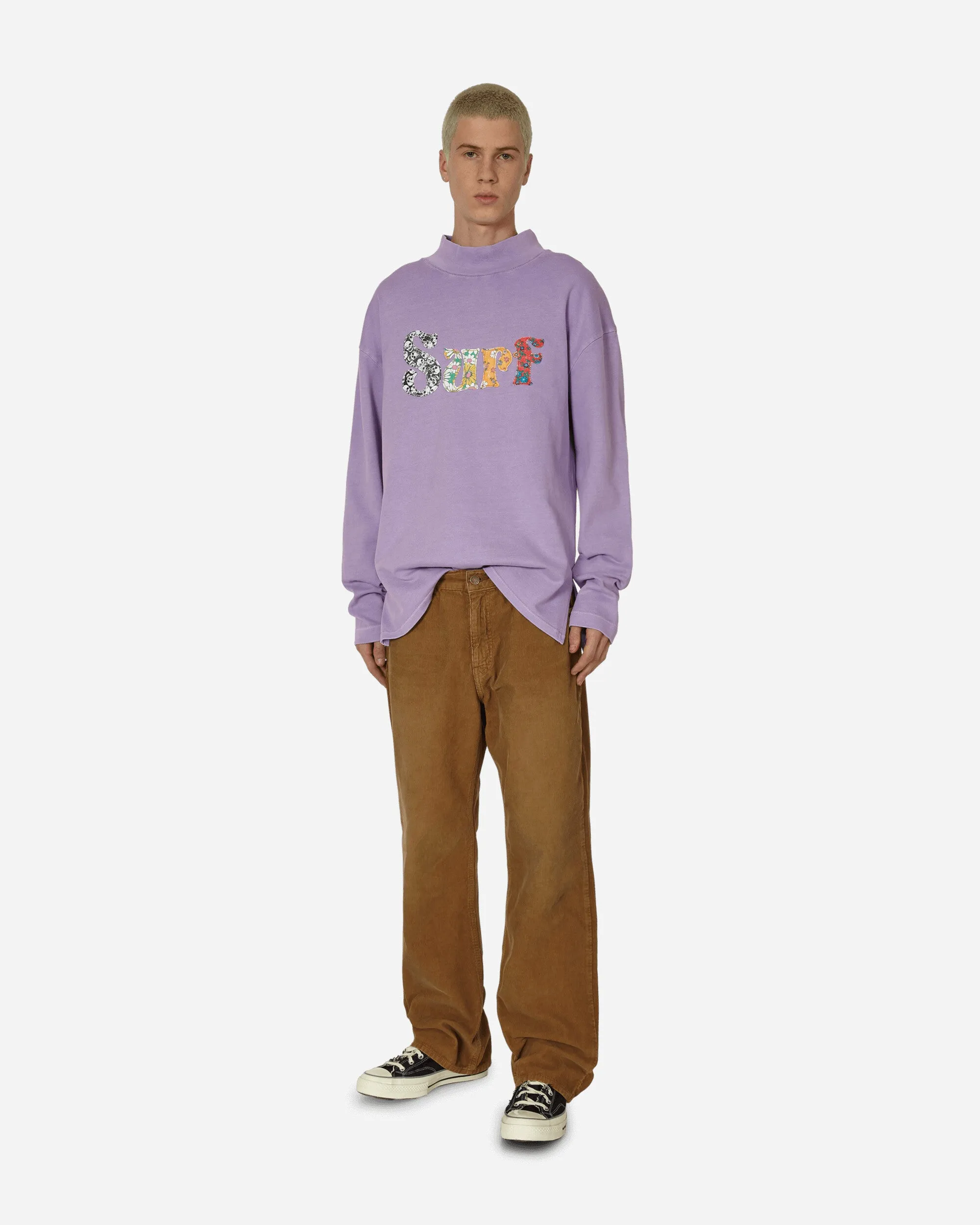 T-shirt manches longues Surf Patch - Violet