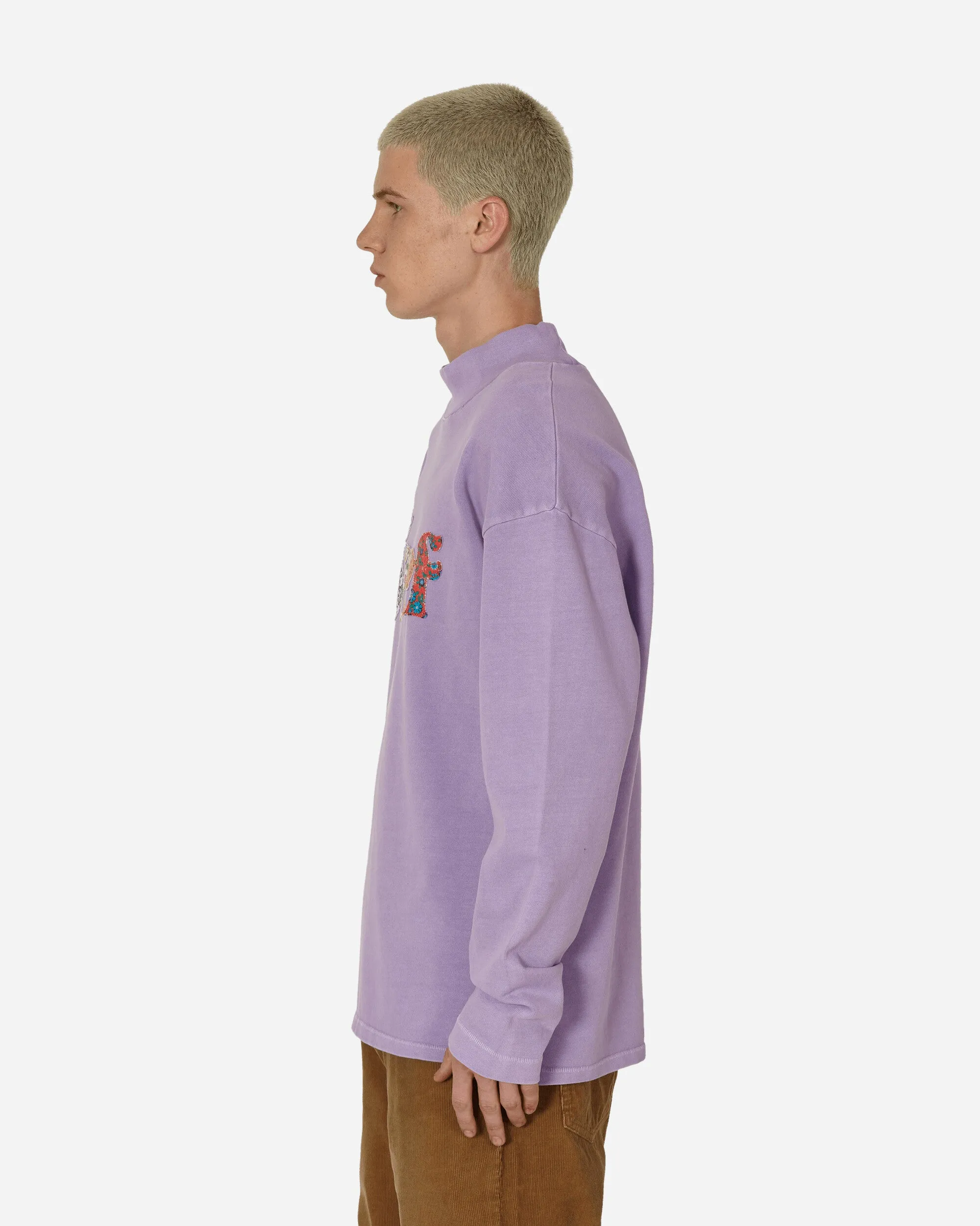 T-shirt manches longues Surf Patch - Violet