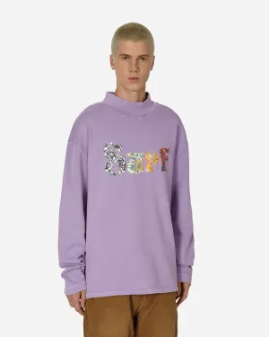 T-shirt manches longues Surf Patch - Violet