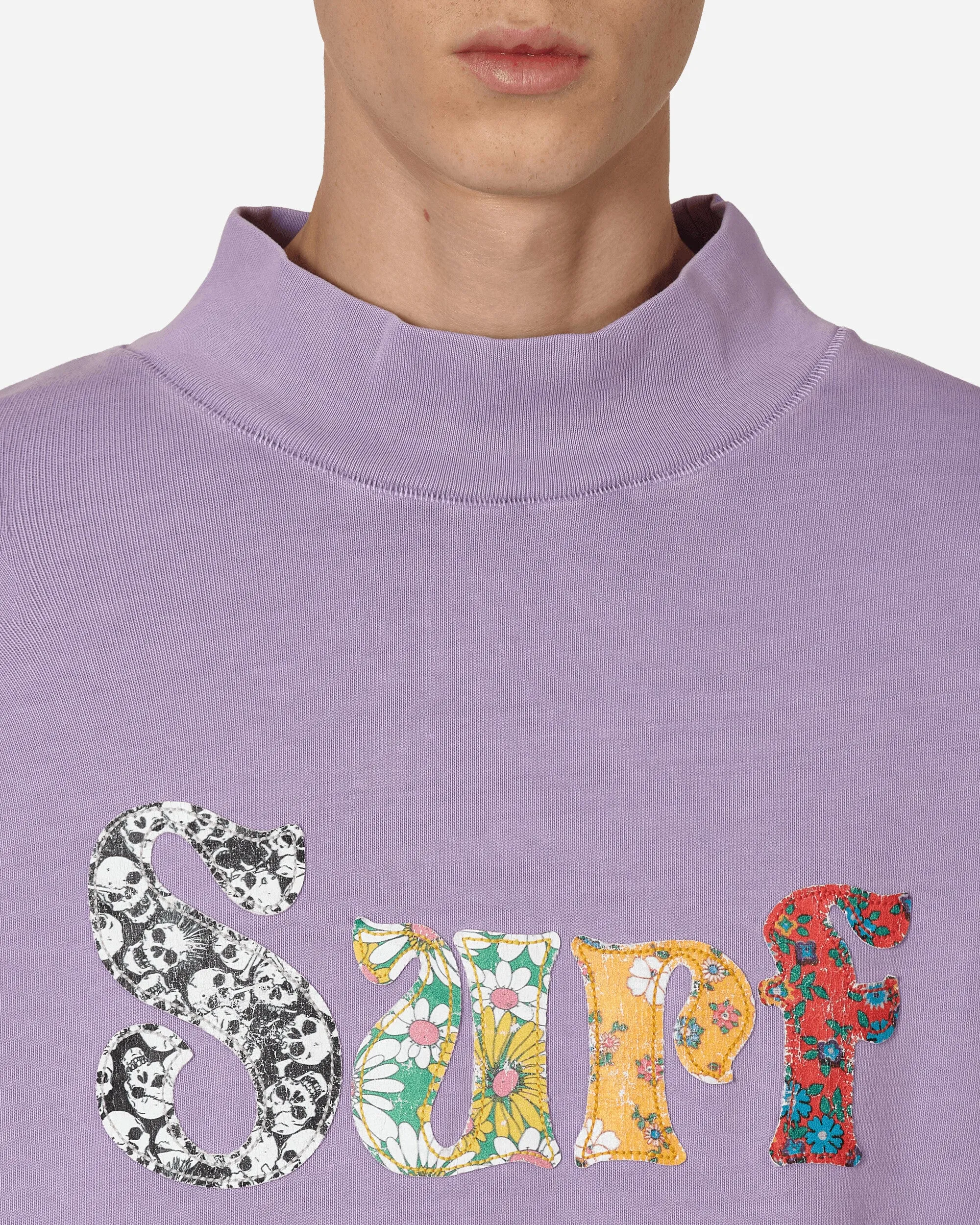 T-shirt manches longues Surf Patch - Violet