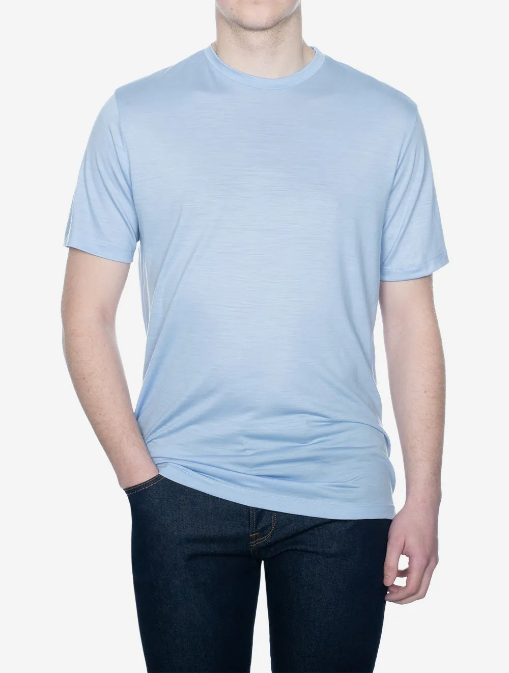 T-Shirt Manches Courtes-Céleste