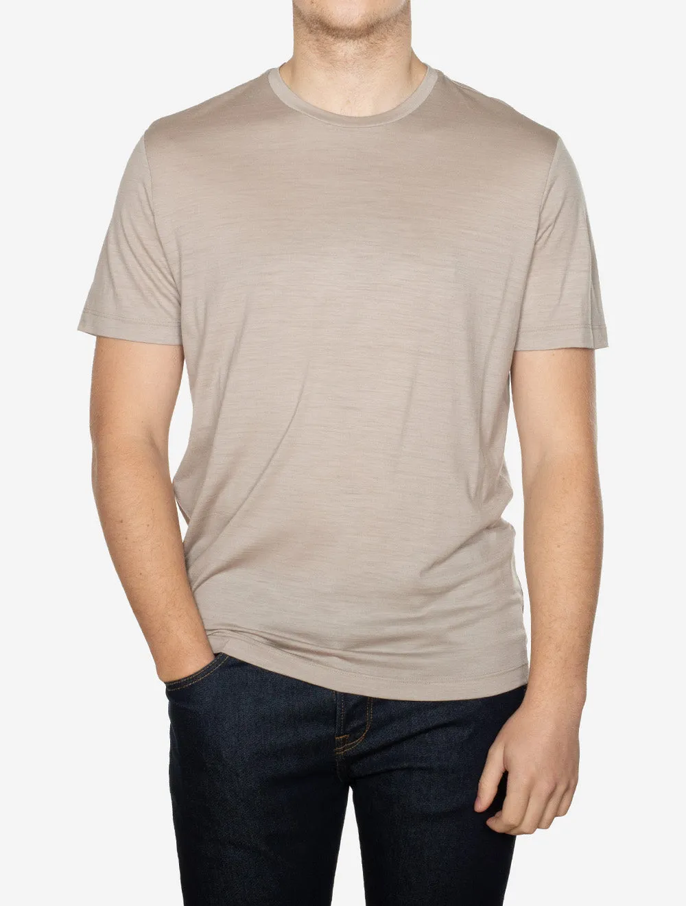 T-Shirt Manches Courtes Biscotti Clair