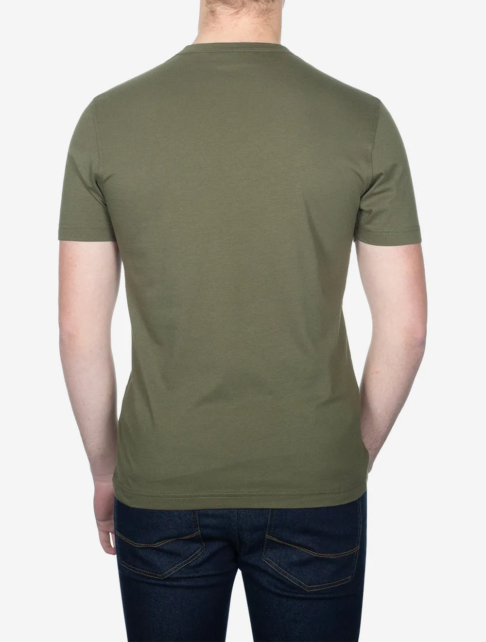 T-Shirt Vert Olive Véritable