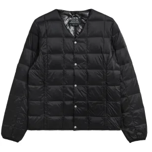 Veste Taion à col en V avec boutons Noir