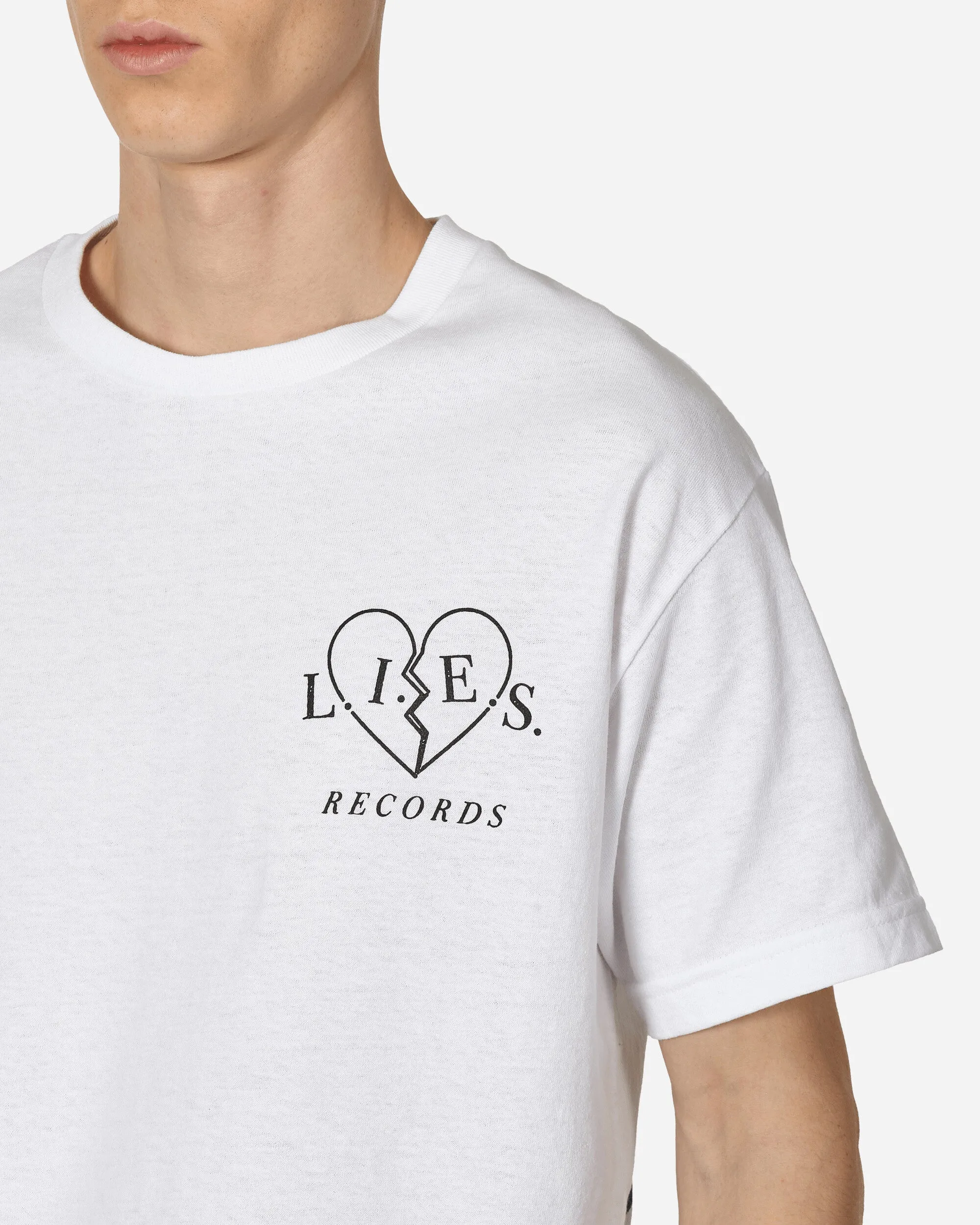 T-shirt Blanc Piège d'Amour Entremêlé