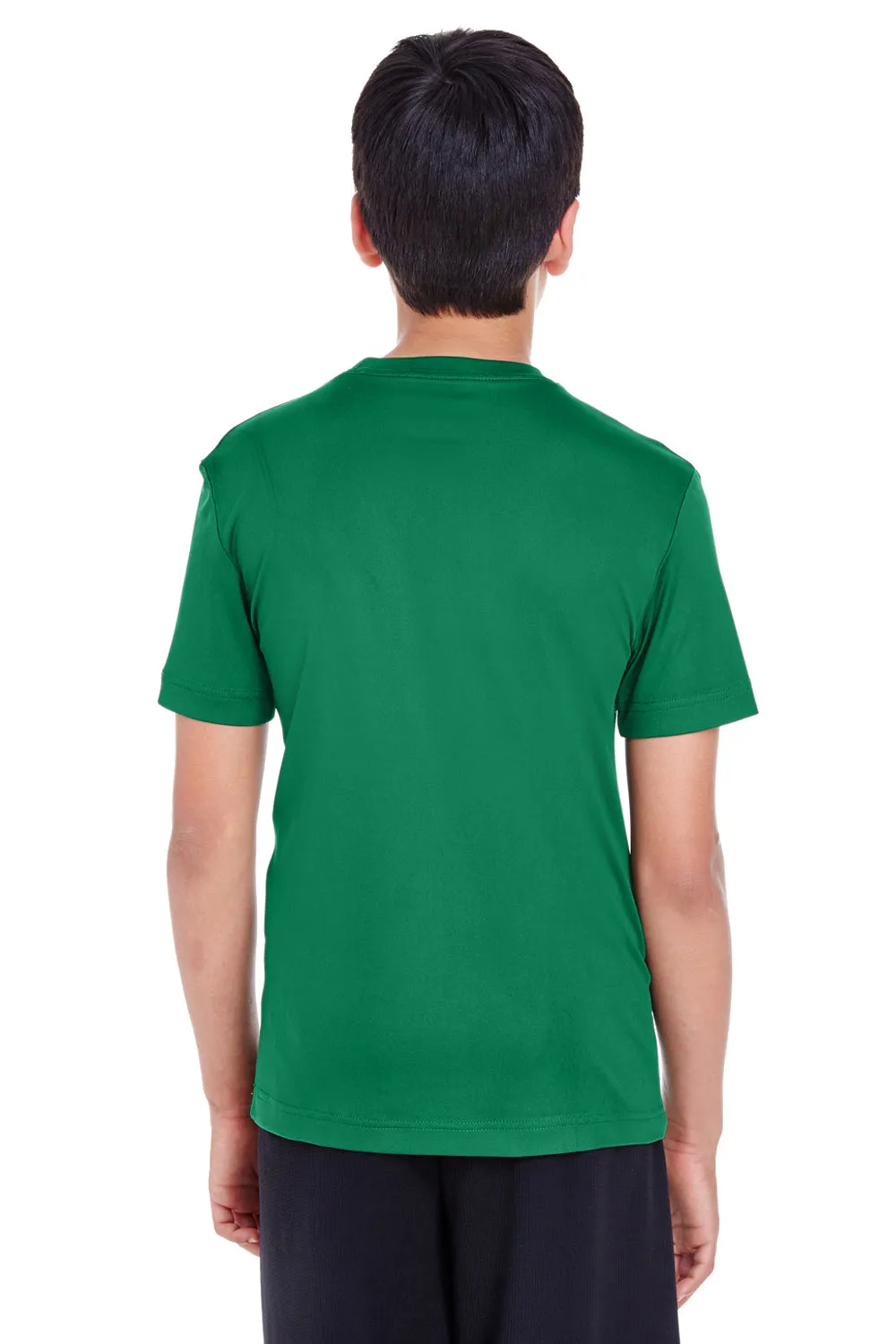 T-shirt à manches courtes et col rond Team 365 Youth Zone Performance, évacuant l'humidité - Vert Kelly