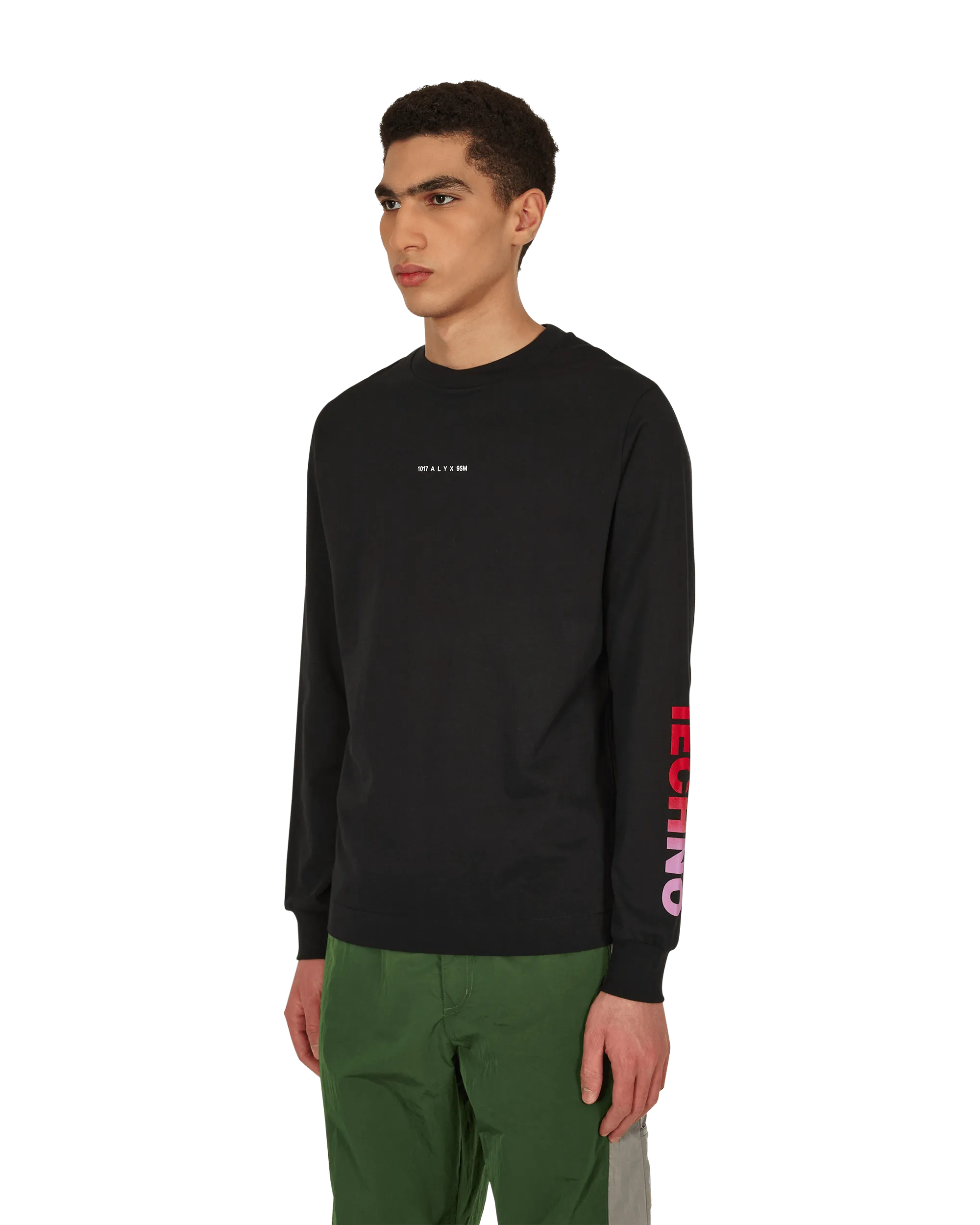 T-shirt manches longues Techno Noir