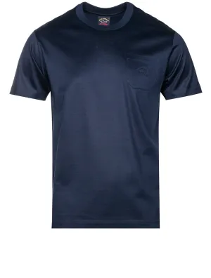 T-shirt avec poche marine