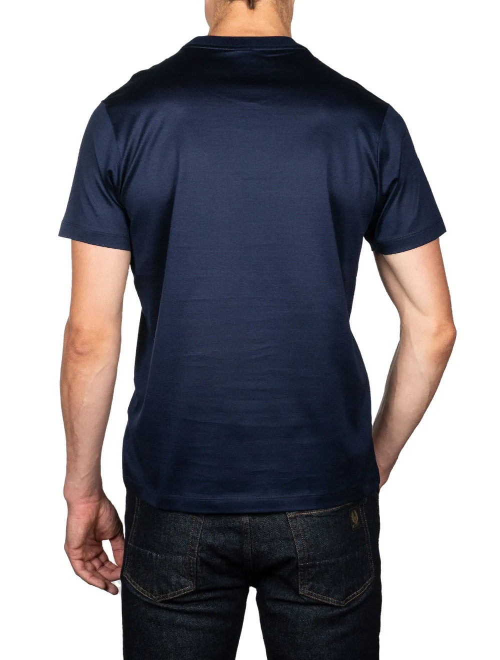 T-shirt avec poche marine