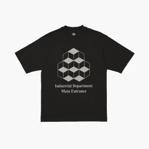 T-shirt Industrial Department de The Trilogy Tapes / Noir