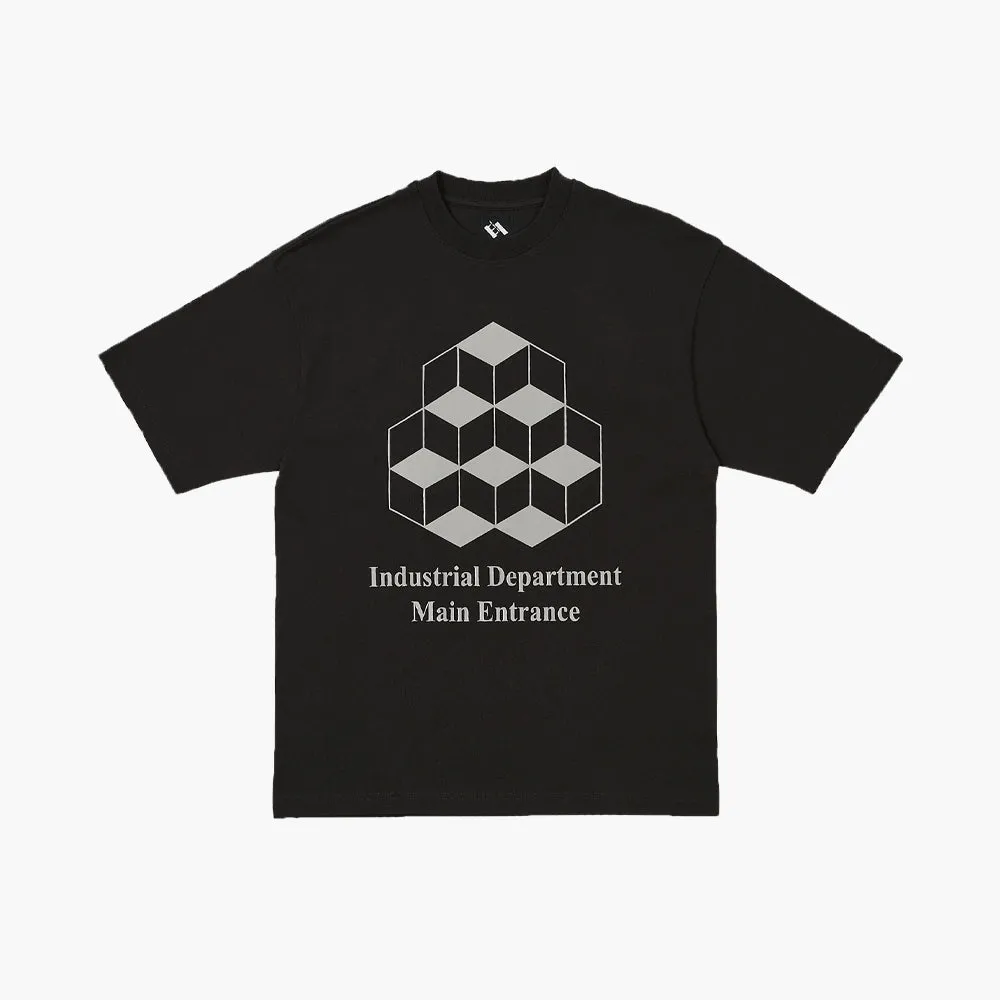 T-shirt Industrial Department de The Trilogy Tapes / Noir