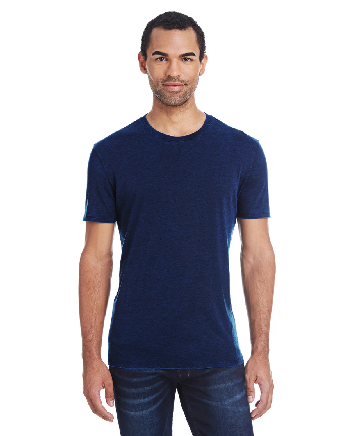 Threadfast Apparel 115A T-shirt unisexe à manches courtes teint en croisé