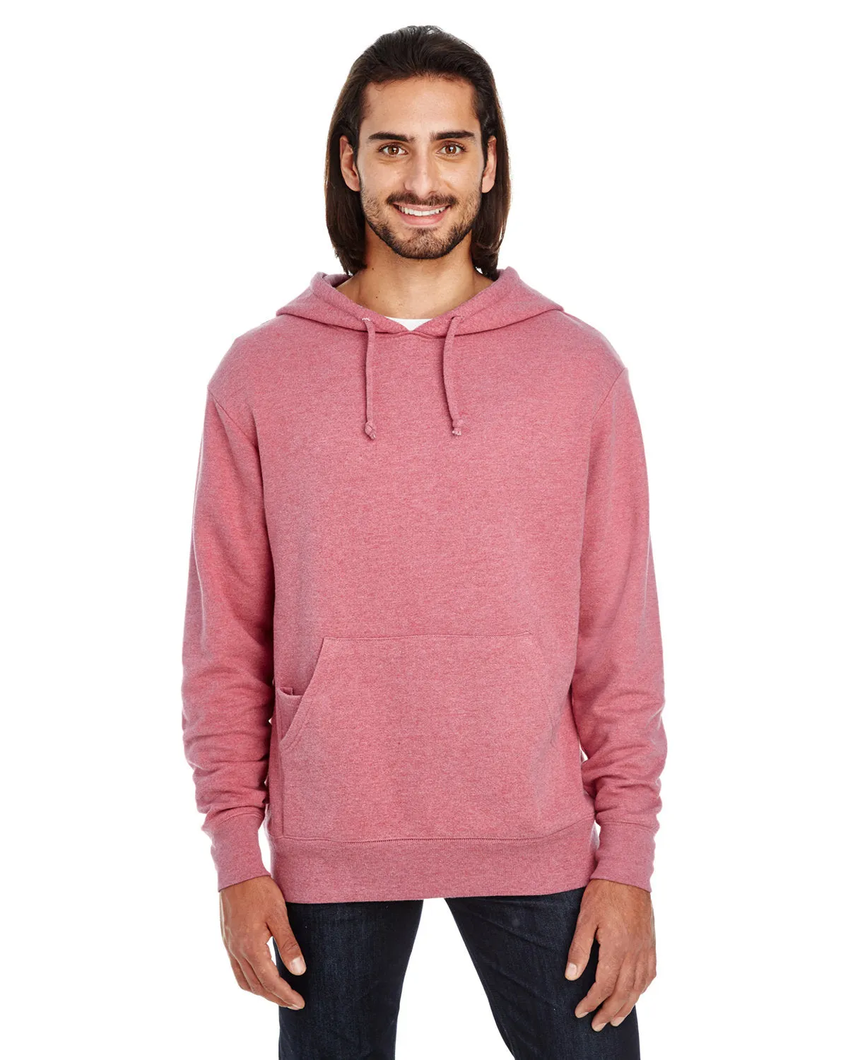 Threadfast Apparel 321H Sweat à capuche unisexe en French Terry mélangé