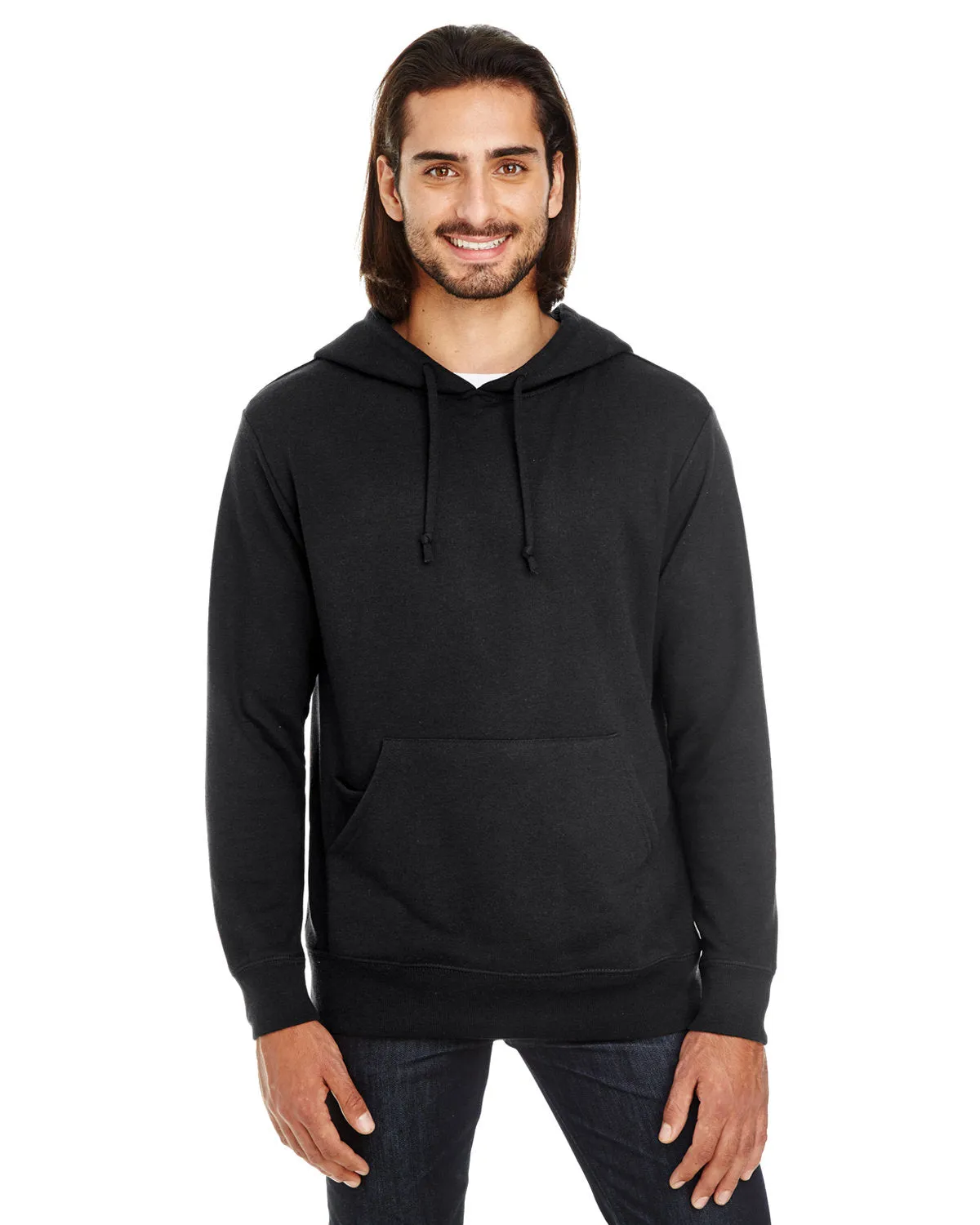 Threadfast Apparel 321H Sweat à capuche unisexe en French Terry mélangé